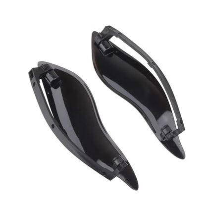 Fairing Air Deflectors Side Wing Windshield Adjustable Wind Deflectors Compatible with 2014-2024 Harley Electra Glide Street Glide Tri Glide Ultra Limited Fairing Side Shield (Black) - color: Black