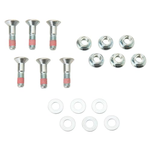 Bolt Hub-Savers Double Locked Sprocket Fastening Kit Silver for Honda XR80R 1990-2003