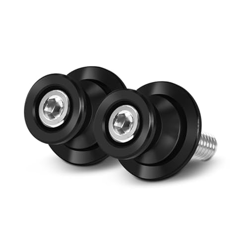 MFGZD CNC Universal 6MM Swingarm Spools Sliders Stand For YZF R7 R1 R3 R125 R6 R6S MT07 R25 FZ1 FZ6 FZ8 MT03 MT09 FZ07 MT09 YZF600R MT10 MT25 MT125 XSR700 900 Tracer 7/GT/9GT RSV4 821 899 959