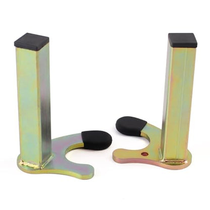 Motorcycle Rear Wheel Lift Stands Frame Accessories Swingarm Spool Lift Stand Paddock Stands Attachment U-Shape Rear Wheel Stand with Anti-Slip Rubber Protecotor (Square Tube) - size: Square Tube