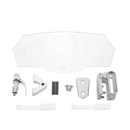 Fairing Windscreen Motorcycle Extension Spoiler Windshield Adjustable Windscreen Wind Deflector Acrylic Aluminum Alloy