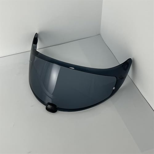 HJ20M Helmet Visor Replacement, Tinted UV protection Motorcycle Helmet Face Shield Windshield Lens For HJC C70 FG-17 FG-ST IS-17 (Light Black) - color: Light Black