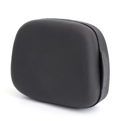 Motorcycle Sissy Bar Backrest Pad Detachable Leather Pad Rear Back Rest Pad Comfortable for Electric Motorcycle, 16.5cmx13.5cm