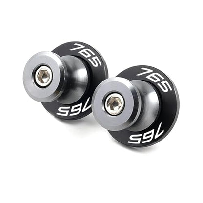 Swingarm Spools, Compatible With Triumph Street Triple 765 RS S R 765RS 765R 675 Motorcycle Swingarm Spools Sliders Stand Screw(Grey-765)