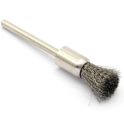 20PCS Wire Brushes - Metal Rust Removal, Polishing, Cleaning - 8mm Diameter, 3mm Shaft - Removes Burrs, Dust, and Oxide Layer - Handles Rough Surfaces - Designed for Industrial and DIY Enthusiasts - style: Wire Brush 3*8mm 20PCS