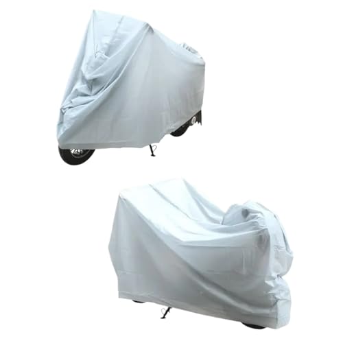 Motorcycle Outdoor Indoor Protective Cover Waterproof Bike Scooter Rain Dust UV Proof Sun Protection Case for Motorbike(Large) - color: Large