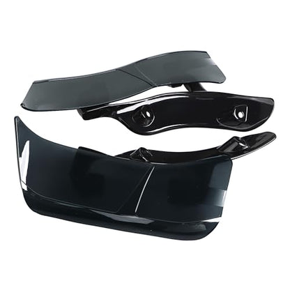Smoke Adjustable Fairing Air Deflectors Side Wing Windshield for Harley Road Glide 2015-2023 - color: Smoke