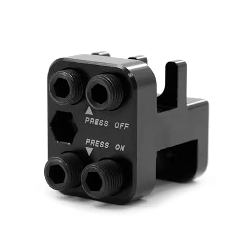 Master Link Press Tool For Drag Specialties Motorcycle ATV 520 525 530 Bike Chain Tool Motorcycle Chain Tool Motorcycle Chain Rivet Tool(BLACK) - color: black