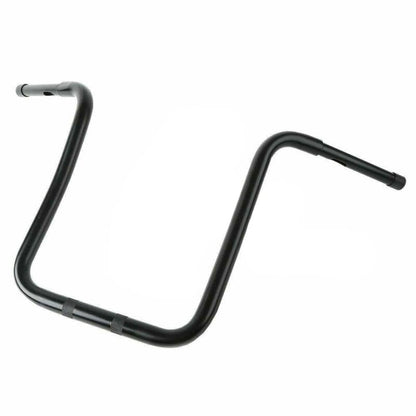 Green-L 1 1/4" Ape Hanger 18" Rise Handlebars Fit for Harley Sportster XL883 XL1200 Softail FLST FXST Custom Motorcycle 1.25" Handle Bar - size: 18" Rise, style: Style C Black