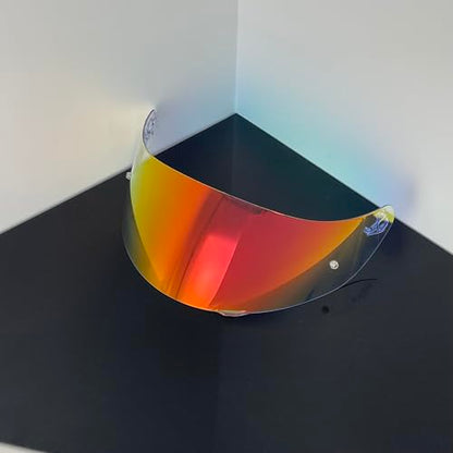 902 Helmet Visor Replacement,Motorcycle Helmet Face Shield for ILM 902,902L,902BT (Revo Clear Red-Day&Night Use) - color: Revo Clear Red-day&night Use