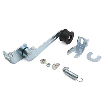 uxcell 1 Set Universal Chain Tensioner Adjustment Roller Tool with Spring Silver Tone Metal for Motorcycle Scooter