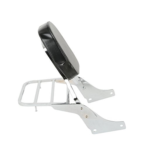 SLMOTO Sissy Bar Backrest Set Luggage Rack Pad Fit for Honda Shadow ACE 1100 VT1100 Shadow SABRE 1100 ACE VT1100 - color: Fit for Honda Shadow