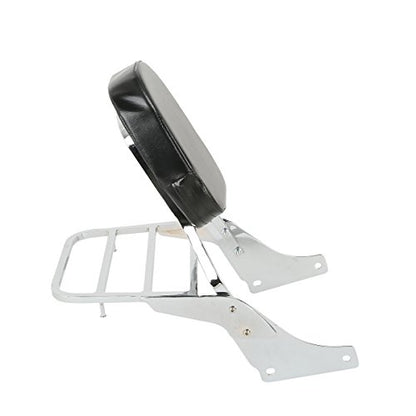 SLMOTO Sissy Bar Backrest Set Luggage Rack Pad Fit for Honda Shadow ACE 1100 VT1100 Shadow SABRE 1100 ACE VT1100 - color: Fit for Honda Shadow