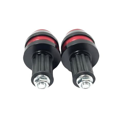 22mm 7/8'' Motorcycle Bar End Plug Sliders Universal Handlebar Grips Bar Ends Caps replacement for Honda Yamaha Suziku Kawasaki BMW Motorbike Dirt Bike(Red) - color: Red