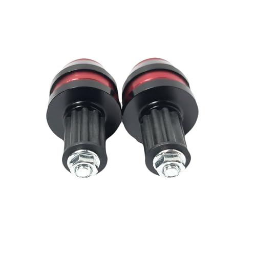 22mm 7/8'' Motorcycle Bar End Plug Sliders Universal Handlebar Grips Bar Ends Caps replacement for Honda Yamaha Suziku Kawasaki BMW Motorbike Dirt Bike(Red) - color: Red