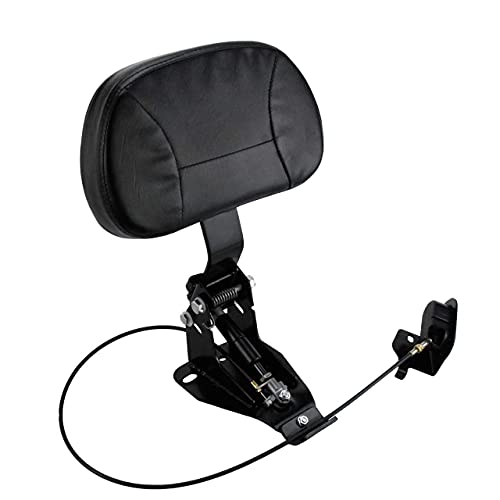 Adjustable Driver Backrest Mounting Kit Fits for Harley Touring Road King Electra Glide CVO 2009-2020 - color: #2 Black Arm