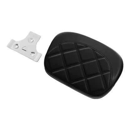 C.C. RIDER Passenger Sissy Bar Backrest Octane Detachable Backrest Pad fit for Harley Touring Road King Road Glide Street Glide Electra Glide 1994-2021 Softail 2018-2022 - color: Black Stitching, size: Style A