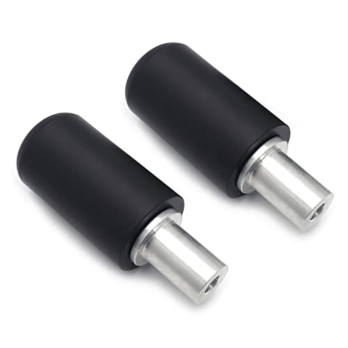 XKMT- Black Universal 10mm 45 * 115mm Motorcycle Frame Sliders Crash Protector Compatible With Yamah Hon [P/N: XH6014-019-BK] - color: Black