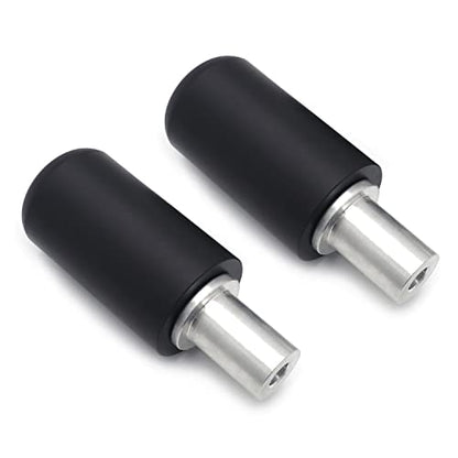 XKMT- Black Universal 10mm 45 * 115mm Motorcycle Frame Sliders Crash Protector Compatible With Yamah Hon [P/N: XH6014-019-BK] - color: Black