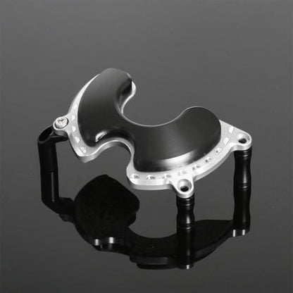Monkey125 Left Right Engine Cover Protector Slider Compatible with Monkey 125 Super Cub C125 2018-2021 3D CNC Motorcycle Accessories Engine Crankcase Guard (Silver) - color: Silver2