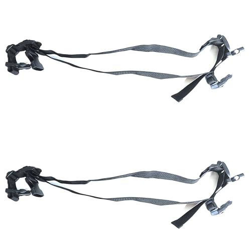 Wide Seat Attachment Webbing Harness Pack - Fits Bigger Motorcycle Rear Seats (2 Pieces)