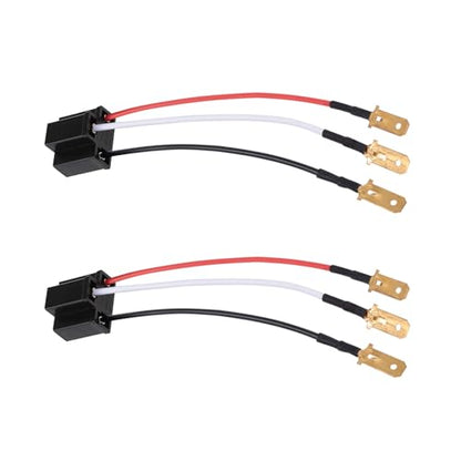 BICYACO 2PCS H4 9003 HB2 Wire Wiring Harness Sockets for 4"x6" 7"x6" 5"x7" Inch Sealed Beam Car Truck Headlights Pickup Heavy Duty Headlamp - color: H4 9003 HB2 Wire Harness