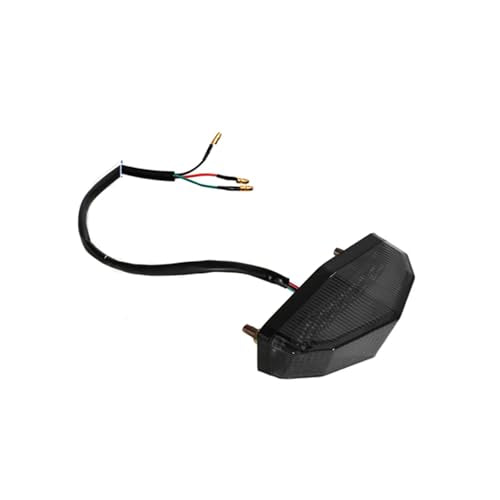 12V Universal 12 LED Motorcycle Rear Tail Light Brake Stop Running TAIL LIGHT Compatible With ATV Dirt Bike Dual Sport(Smoke) - color: Smoke