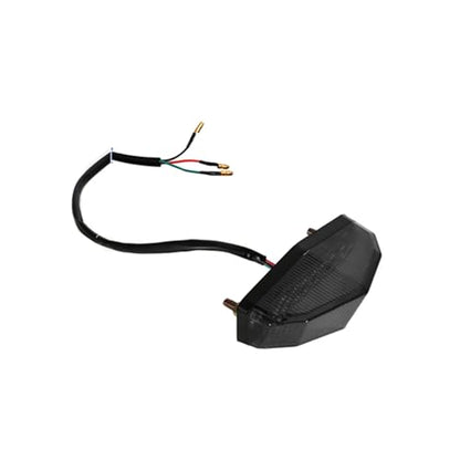 12V Universal 12 LED Motorcycle Rear Tail Light Brake Stop Running TAIL LIGHT Compatible With ATV Dirt Bike Dual Sport(Smoke) - color: Smoke