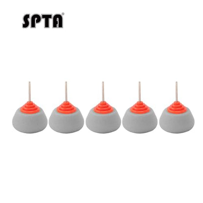 SPTA Gray Light Cut & Finish Drum Pad with 1/8" Shank, 5Pcs Gray Flexible Shaft Drum Polishing Pad Set,Mini Car Detailing Pads for Small Area for Flexible Shaft & Drill Attachment -PT113-5 - color: 5Pcs Gray T40 Light Cut & Fnish Drum Pad, style: Flat Pad