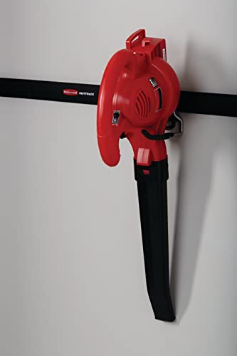 Rubbermaid Garage Fasttrack Power Tool Holder Satin Nickel Wall Mounted Storage System Holds up to 50 pounds for Home/Garage/Tool Organization (Pack of 6) - size: 1 Count (Pack of 6), style: Power-Tool Hook