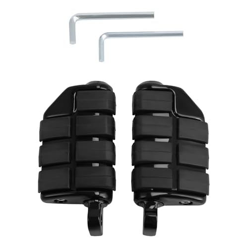TCMT Male Mount Footpegs Foot Rest Fits For Harley Softail Sportster Dyna Touring Glide - color: Black, size: Stype B