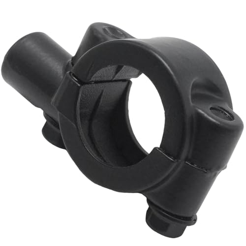 7/8" 22mm Motorcycle Mirror Mount 10mm Thread Mirrors Mounts Adapter, Handle Bar Clamps for Motorcycles ATV Scooter Bicycle Bike Handlebar Mirror Clamp Bracket Black (Pack of 2) - size: 7/8" Handlebar 10mm Thread
