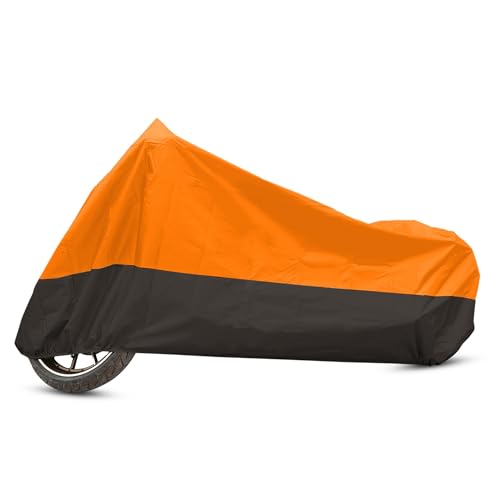 Motorcycle Cover Rain Dust Protector XXL for Harley Davidson Cruiser Sportster Fatboy Softail Dyna Super Glide Replacement
