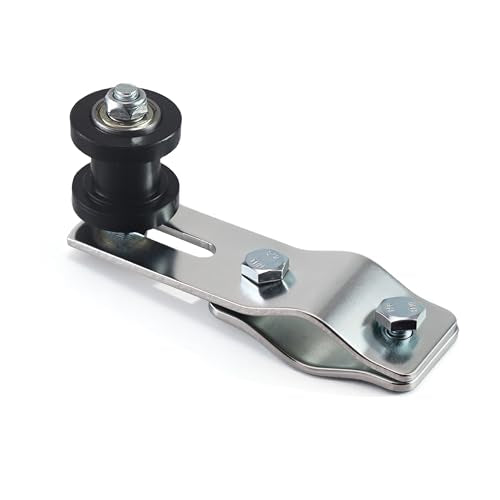 Chain Tensioner Adjuster W/8mm chain tensioner Guide wheel for 49cc 60cc 66cc 80cc Engine Motorized Bicycle Dirt Bike ATV bicycles（Black） - color: black