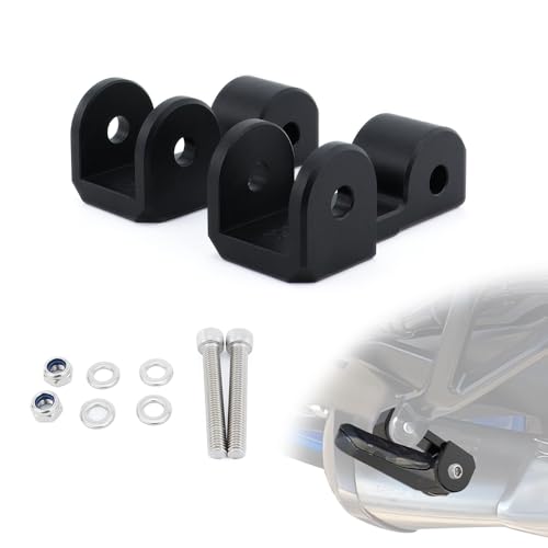 Xitomer Footpeg Lowering Mounts Compatible with GSX-S1000GT / GT+ 2022-2025 Passenger Peg Lowering Brackets Motorcycle Foot peg and Control Lowering Kit (For Passenger) - style: For Passenger
