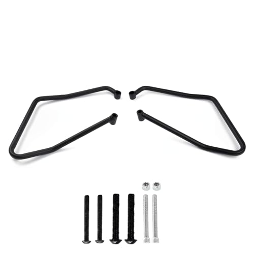 2004-2016 Saddlebags Support Brackets Rack for Harley Davidson Sportster Custom Roadster Low XL883 XL1200 Models, Black (2004-2016) - size: Sportster 2004-2016