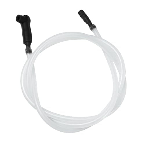 wuyaoyao 4.92 Ft Brake Fluid Bleeder Hose, Automotive Brake Bleeder Hose with Adapter, Oil Fluid Extractor Tool for Brakes Fluids Changes, Braking System Repair Kit, Car Accessories (Black, 4.92 Ft) - color: Black, size: 4.92 Ft
