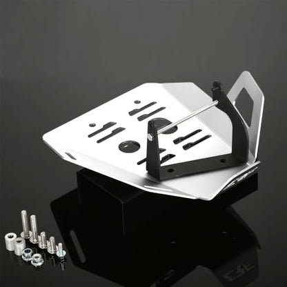 Front Skid Plate Lower Engine Bash Cover Guard For CRF110F 2013-2024 (Silver) - color: Silver