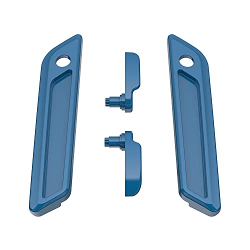 Advanblack Saddlebag Latches Covers, Lid Lifters Levers Fit for 2014+ Harley Touring Hard Saddlebags - Billiard Teal - color: Billiard Teal