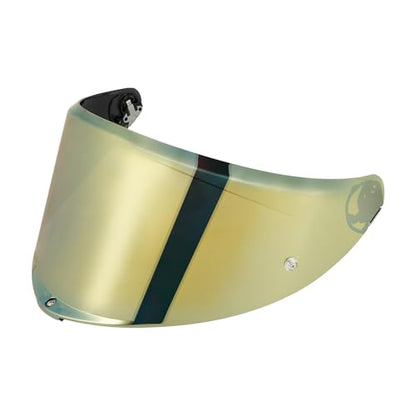 K6 Helmet Shield Visor Replacement Face Shield Compatible with K6 K6S Motorcycle Helmet Accessories (Chrome Gold) - color: Chrome Gold
