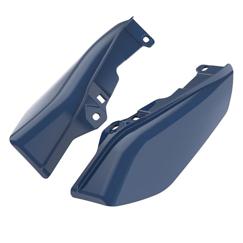 Mid Frame Air Deflectors Heat Shield Fit for Harley Touring 2009-2026 Billiard Blue - color: Billiard Blue