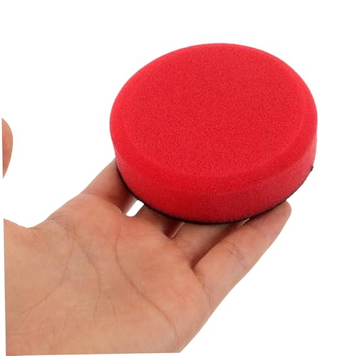 Ipetboom Car Polishing Sponge Pad for Waxing and Buffing Versatile Sponge Waxing Pads for Car and Motorcycle Flat Grinding Wheel Polishing Tool for Home Furniture and Automotive Use