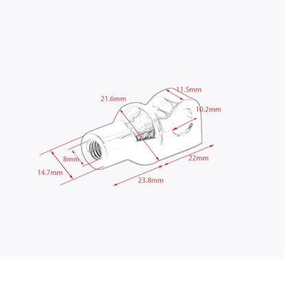 Highway Pegs Passenger Foot Pegs Footrest Footpeg Adapter Fit Harley Touring Street Glide Road King Road Electra Glide Sportster Dyna Softail (Chrome) - color: Chrome