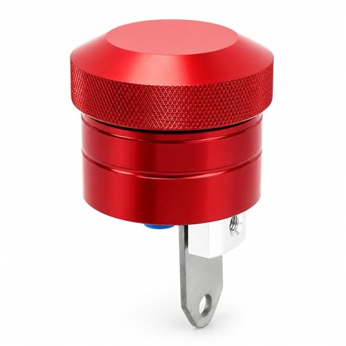 Jiawu Motorcycle Chain Lubricator Oiler, Motorcycle Chain Lubricator, Rugged Chain Oiler, Motorcycle Lubrication System Replacement for Easy to Install (Red) - color: Red