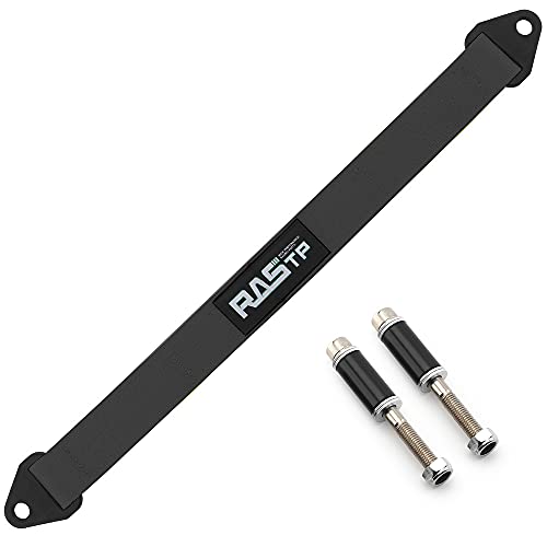 RASTP Limit Strap, Premium Quad Wrap Limit Strap Car Hauler Axle Straps Truck Wrecker Wheel Tie Down Strap with 10,000 Lb Webbing Strength (24 Inch,Black) - color: Black, size: 24 Inch