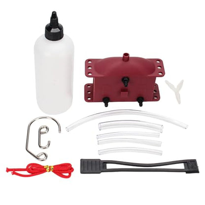 Universal Motorcycle Chain Cleaning Tool Chain Lube Brush Kit,Rust Prevention and Noise Reduction for Mountain Bikes - color: Red