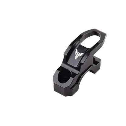 Motorcycle CNC Aluminum Brake Master Cylinder Holder Clamp Bracket Bag Hook Helmet Hanger Compatible with MT 03 07 09 MT-07 MT-09 - size: Black