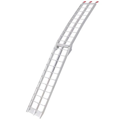 7.5FT Aluminum Loading Ramps, 1500 Lbs Capacity per Pair, with Safety Straps, Motorcycle Ramp, ATV Truck Ramps, Four Wheeler Ramps for Trucks, Lawn Mower, UTV, 1 Pair