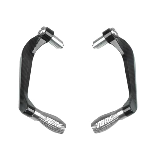 Handlebar Protector for Y&amaha YZF R6 YZFR6 1999-2023 2022 2021 2020 2019 2018 2017 2016 2015 2014 Motorcycle Brake Clutch Levers Guard Protector - color: Sliver YZFR6