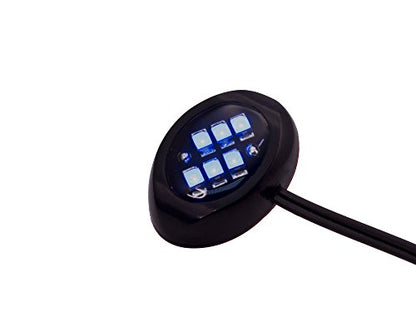 Oznium LED Modules (Round Black, Blue LED) - color: Blue LED, size: Round Black
